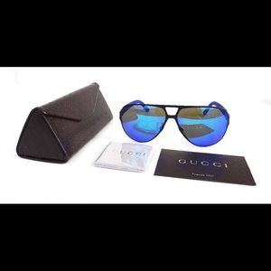 GUCCI Men’s Aviator Sunglasses